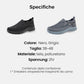Orthopedische, ademende instapsneakers voor heren
