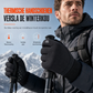 ⏳ Tijdelijke aanbieding⏳ Winter fietshandschoenen met fleece touchscreen vingers en grip op de handpalm Waterafstotend in zwart of grijs