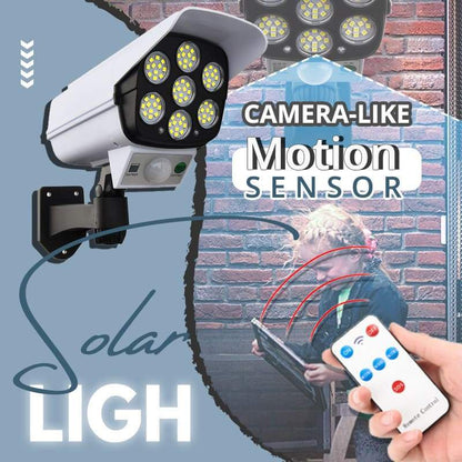 ⏳ Tijdelijke aanbieding⏳ Solar buitenlamp met bewegingssensor en 77 LEDS in camera ontwerp Verstelbaar zonder vaste stroomaansluiting