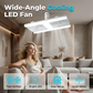 💡 TIJDELIJK 50% KORTING! ✨ 2-in-1 LED Plafondventilator Lamp – Dubbele Koeling, Ultrahelder, Gereedschapsvrije Installatie 🌀