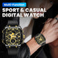 ⏳ 50% KORTING! ⏰ Montre Digitale de Sport Multifonction – Rétroéclairage LED, Chronomètre au 1/100e de Seconde & Structure Antichoc Étanche for un Suivi Précis de Vos Performances ✨🏃‍♂️