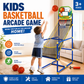 ⏰ NU 50% KORTING!⛹️Snelle verzending 🚚💨Stoere basketbalspel voor binnen voor kinderen met 4 ballen🏀