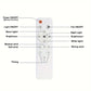 🌀💡 2-IN-1 DRAAGBARE PLAFONDVENTILATOR & LAMP met afstandsbediening 📱🔧✨
