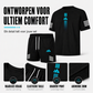 Heren Zomer T-shirt & Shorts Tweetelig Set