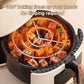 ❄️Zomerfresh 50% Korting!🍢Netherlshop™ Spieshouder voor Airfryer – RVS Grillrek voor Vlees, Groenten, Garnalen & Kippenvleugels