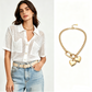 👚 50% KORTING ✨ Gebreid overhemd met knopen en korte mouwen – Opengewerkte stof, borstzakken en een luchtige pasvorm – Perfect voor een casual of chique zomerse look – comfortabel en ademend 🧶