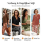 🥳 2026 MEGA-UITVERKOOP: 50% KORTING! 🥳 💞Dames set: blouse met V-hals en bedrukte broek met wijde pijpen