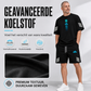 Heren Zomer T-shirt & Shorts Tweetelig Set