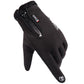 ⏳ Tijdelijke aanbieding⏳ Winterhandschoenen met touchscreenvingers Siliconen grip en polsrits Voor wandelen en fietsen In zwart of grijs M tot XXL