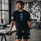 Heren Zomer T-shirt & Shorts Tweetelig Set