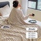 ⏳ Tijdelijke aanbieding⏳ Zachte fleece plaid van polyester Lichtgewicht deken met streepreliëf Voor bank bed en onderweg In acht kleuren