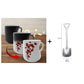 ⏳ Tijdelijke aanbieding⏳ Kleurveranderende keramische mok met hartvormig handvat 325 ml Warmtegevoelig hartpatroon Een liefdevol cadeau voor koffie en thee