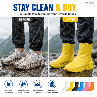 👢🛡️ 50% KORTING! Schuif deze waterdichte tanks over je schoenen en modder, regen en scherpe stenen geven het op. Zo dik en slijtvast dat je bergschoenen er jaloers op zijn – je eigen schoenen blijven gegarandeerd droog en als nieuw!