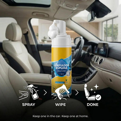 🏆LAATSTE DAG KORTING 59% KORTING🔥4-in-1 Multi-Enzym Schuimreiniger – Dieptereiniging voor Auto, Keuken, Badkamer & Bank