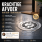 ⏳ Tijdelijke aanbieding⏳ Ronde RVS vloerafvoer met uitneembaar filter en geurafsluiting Geborstelde afwerking voor badkamer en wasruimte