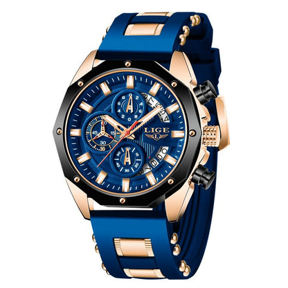 ⌚ NU 50% KORTING! 💪 Waterdicht quartz-sporthorloge voor heren – Chronograaf, duurzaam en waterbestendig – Perfect voor sport, reizen en dagelijks gebruik 🏃‍♂️