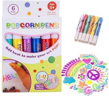 🎨 Magische Puffy Paint Pennen – 3D Kleureffect, Leuk Voor Knutselen & Creatieve Projecten | 50% KORTING