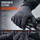 ⏳ Tijdelijke aanbieding⏳ Winter fietshandschoenen met fleece touchscreen vingers en grip op de handpalm Waterafstotend in zwart of grijs