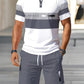 Geruite Polo Set Voor Heren | Sportieve Slim Fit