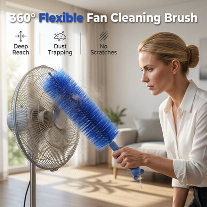 Flexibele radiatorreinigingsborstel met lange steel