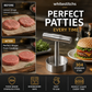 🍔 Ronde burgerpers van 304 RVS voor gelijkmatige patties