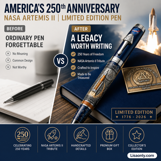🎁2026 New Arrivals 50% OFF💥250th U.S. Anniversary Pen – Heirloom-Quality, 24K Gold-Plated & German-Made Nib – "What Will You Sign With America's 250th?" ✨