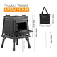 ⏳🔥LIMITED-TIME 50% OFF! ⏰Portable Wood Burning Rocket Stove | 16 Vent Holes Efficient Burn | Outdoor Wood Stove | Foldable Camping Cooker