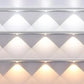 ⏳ Tijdelijke aanbieding⏳ Oplaadbare LED kastverlichting met bewegingssensor Drie lichtkleuren en vijf helderheidsstanden Magnetische montage 20 30 of 40 cm