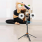 ⏳ Tijdelijke aanbieding⏳ Uitschuifbare selfiestick met gezichtstracking en 360° rotatie Keuze uit zonder met één of twee bijlichtlampen Zwart roze of wit