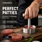 🍔 Ronde burgerpers van 304 RVS voor gelijkmatige patties