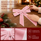 🎀 Grote fluwelen kerststrikken voor kerstdecoratie, set van 10