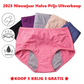 🌟KOOP 5 KRIJG 5 GRATIS 🌟Lekvrij Menstruatie Ondergoed voor Vrouwen met Hoge Taille