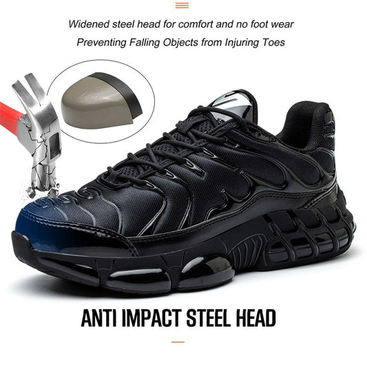 🎁2026 Nieuw binnen 50% KORTING💥Lichtgewicht onverwoestbare antislip stalen neus schoenen