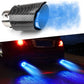 ⏳ Tijdelijke aanbieding⏳ LED-uitlaattip met klembevestiging, rode of blauwe verlichting, voor 1,5–2,4 inch