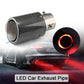 ⏳ Tijdelijke aanbieding⏳ LED-uitlaattip met klembevestiging, rode of blauwe verlichting, voor 1,5–2,4 inch