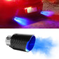 ⏳ Tijdelijke aanbieding⏳ LED-uitlaattip met klembevestiging, rode of blauwe verlichting, voor 1,5–2,4 inch