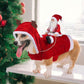 🐕Kerstkostuum voor honden met rijdende Kerstman en rendier🎄