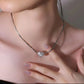 ⏳ Tijdelijke aanbieding⏳ Magneetketting met hartdesign en zirkonia Goudkleurig zilverkleurig of tweekleurig Een persoonlijk cadeau