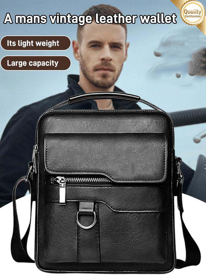 💐50% KORTING! Casual schoudertas voor heren – Strakke stijl voor werk en reizen 🕶️💼【Beperkte aanbieding】