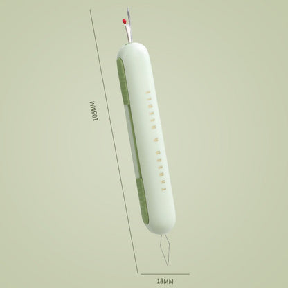🧵 Slechter zicht? Geen probleem! Deze 2-in-1 tool rijgt elke naald in seconden en haalt stiksels foutloos los – telescopisch en altijd bij de hand. 50% KORTING!