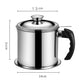 🫒💧🔪 LIMITED-TIME 50% OFF! 304 Stainless Steel Kitchen Oil Jar – Leak-Proof Spout, Precision Pouring, Easy-Grip Handle – Keeps Your Counter Clean and Oil Fresh 🥘✨