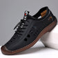 Wandelschoenen met holle zool van soepel leer