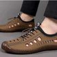 Wandelschoenen met holle zool van soepel leer