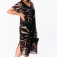 🌟 50% KORTING! 👗 Soepel vallende midi-jurk met diep V-hals – Dubbellaags, kreukvrij & verstelbare strik – Zwart, S–5XL – Perfect voor brunch, vakantie & avondjes uit ✨