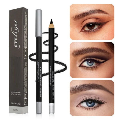 🔈🔈NU 50% KORTING💜2 VOOR DE PRIJS VAN 1💜Houten, waterbestendige, langhoudende harde eyeliner