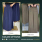 💥Uitverkoop 50% korting💕Comfortabele & huidvriendelijke geplooide broek met wijde pijpen