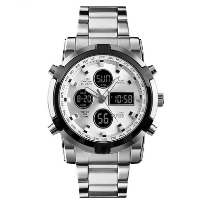 ⌚ NU 55% KORTING! 🪖 Heren militaire horloge – Analoog-digitale weergave, waterdicht & schokbestendig 🛡️