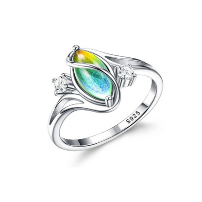 💍 Koop 1, krijg 1 gratis! ✨ Maansteen Ring – Ovaal Geometrisch Design – Stralende Zirconia – Zinklegering – Maten 5–10 – 2 Stijlen – Mystieke Elegantie 🌙