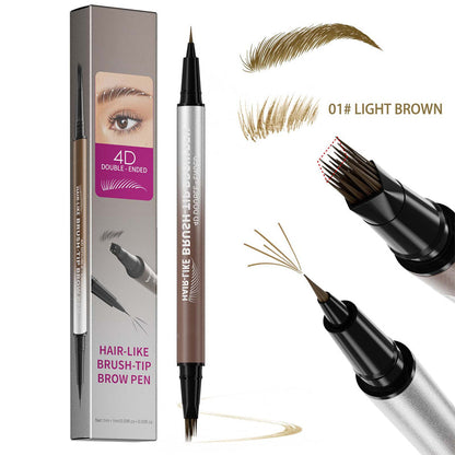 📢📢 1+1 GRATIS 💧 2-in-1 waterproof vloeibare wenkbrauwpen