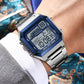 ⌚ 50% KORTING! 🔥 Unisex Digitaal Horloge met Vierkant Display & Lichtgevende Wijzerplaat – Multifunctioneel, Waterbestendig & Perfect voor Sport, Outdoor & Dagelijks Gebruik 🏃‍♂️